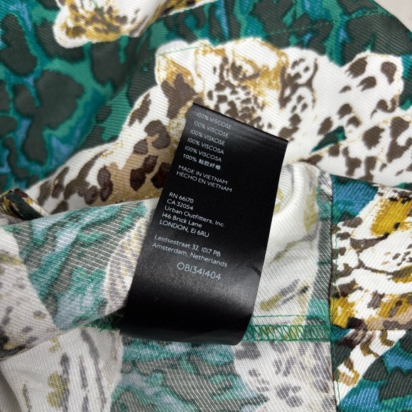 Maeve Anthropologie Shirtdress Tiger Big Cat Print size XS - Picture 8 of 10
